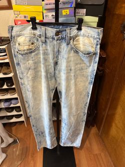 True Religion Acid Washed Jeans