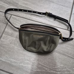 Michael Kors Green Nylon Belt Bag 