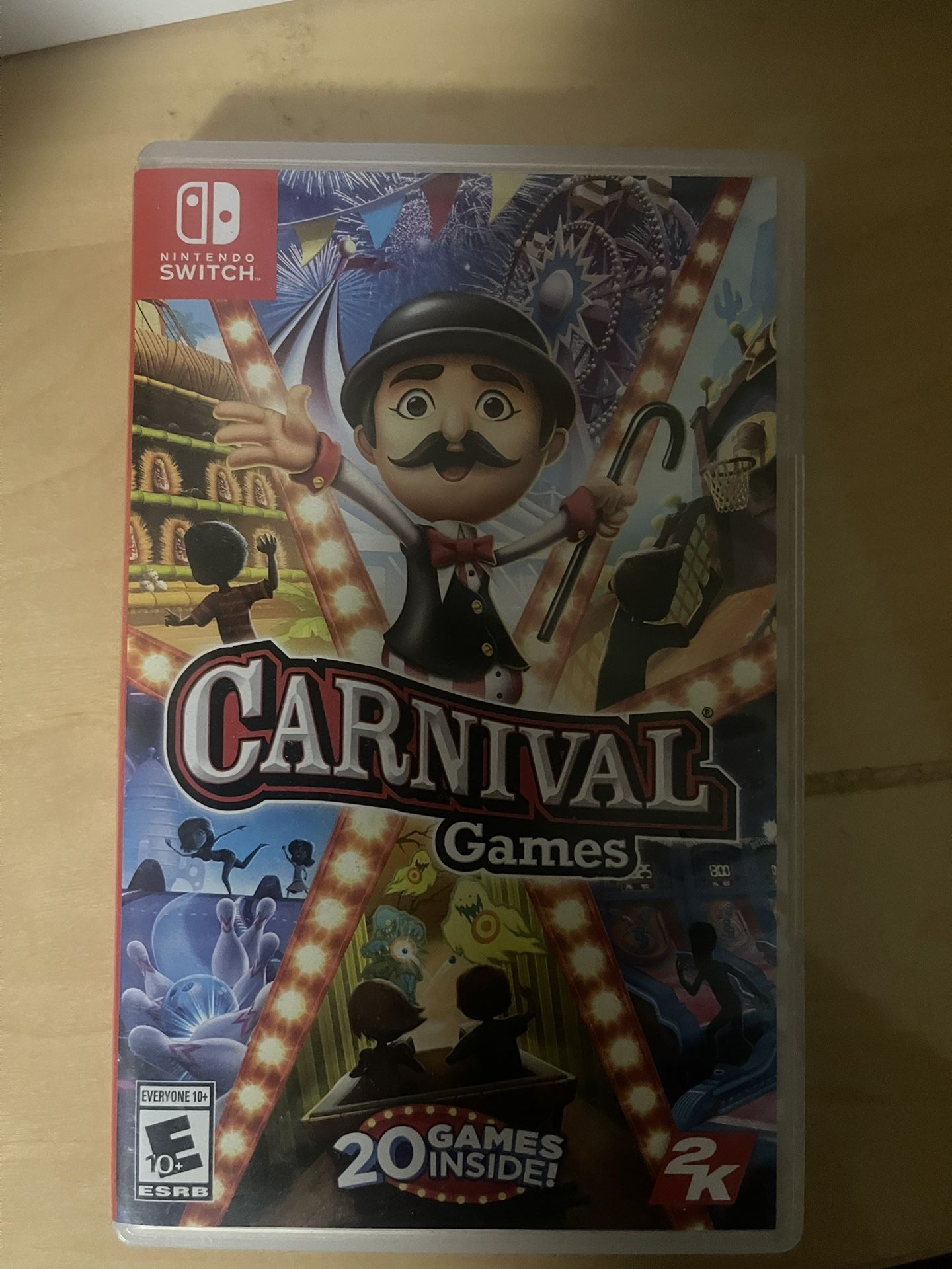 Carnival Games Nintendo Switch Game Card