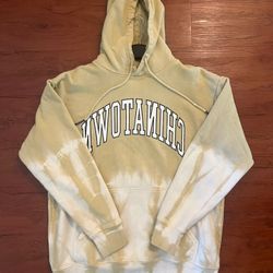 Chinatown Market Hoodie Yellow Tie Dye Large