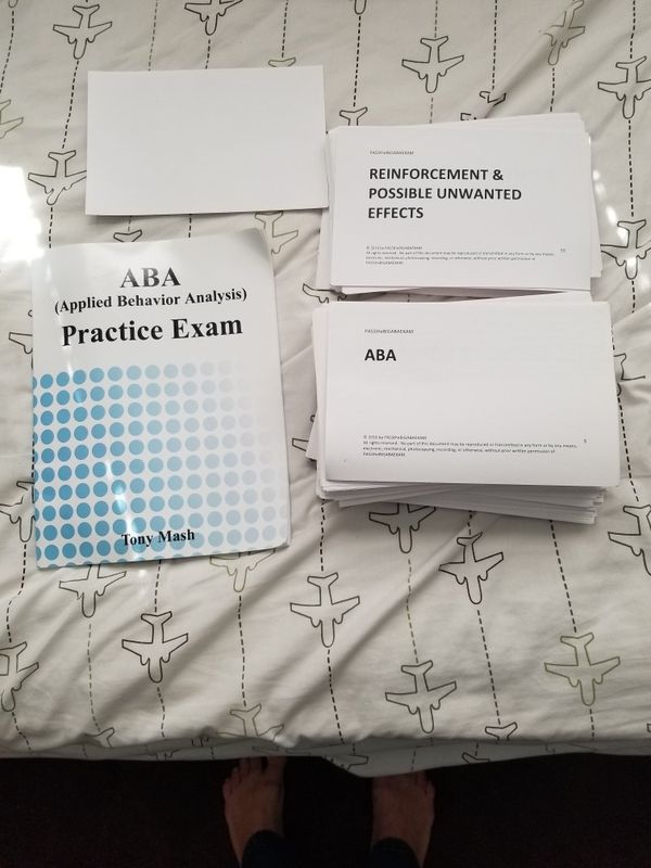 Pass the Big ABA Exam Flashcards and ABA Practice Exam book for Sale in