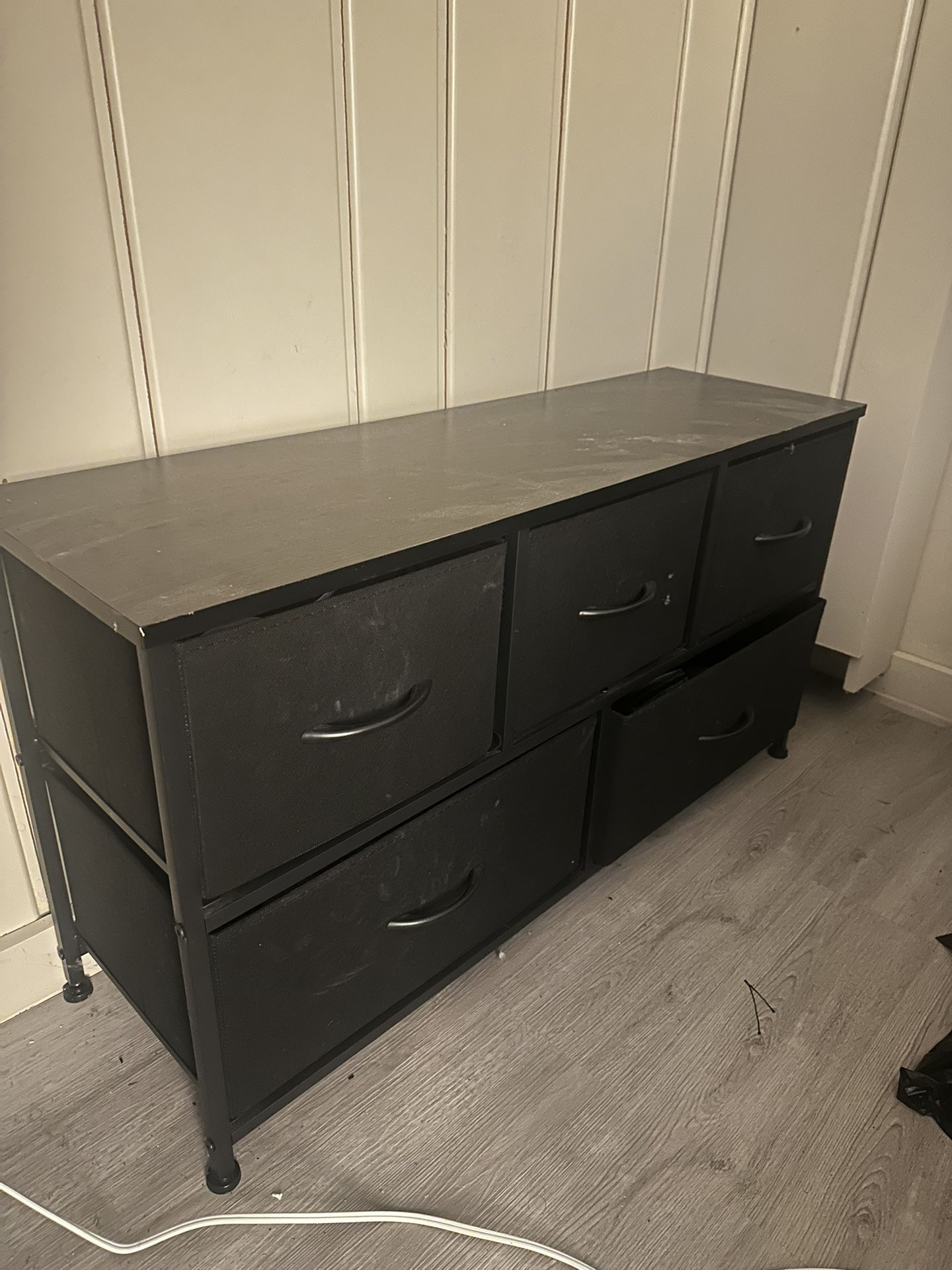 Black Portable Dresser Cloth