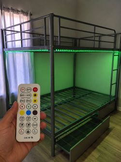 Full over full metal bed( mattress not included )