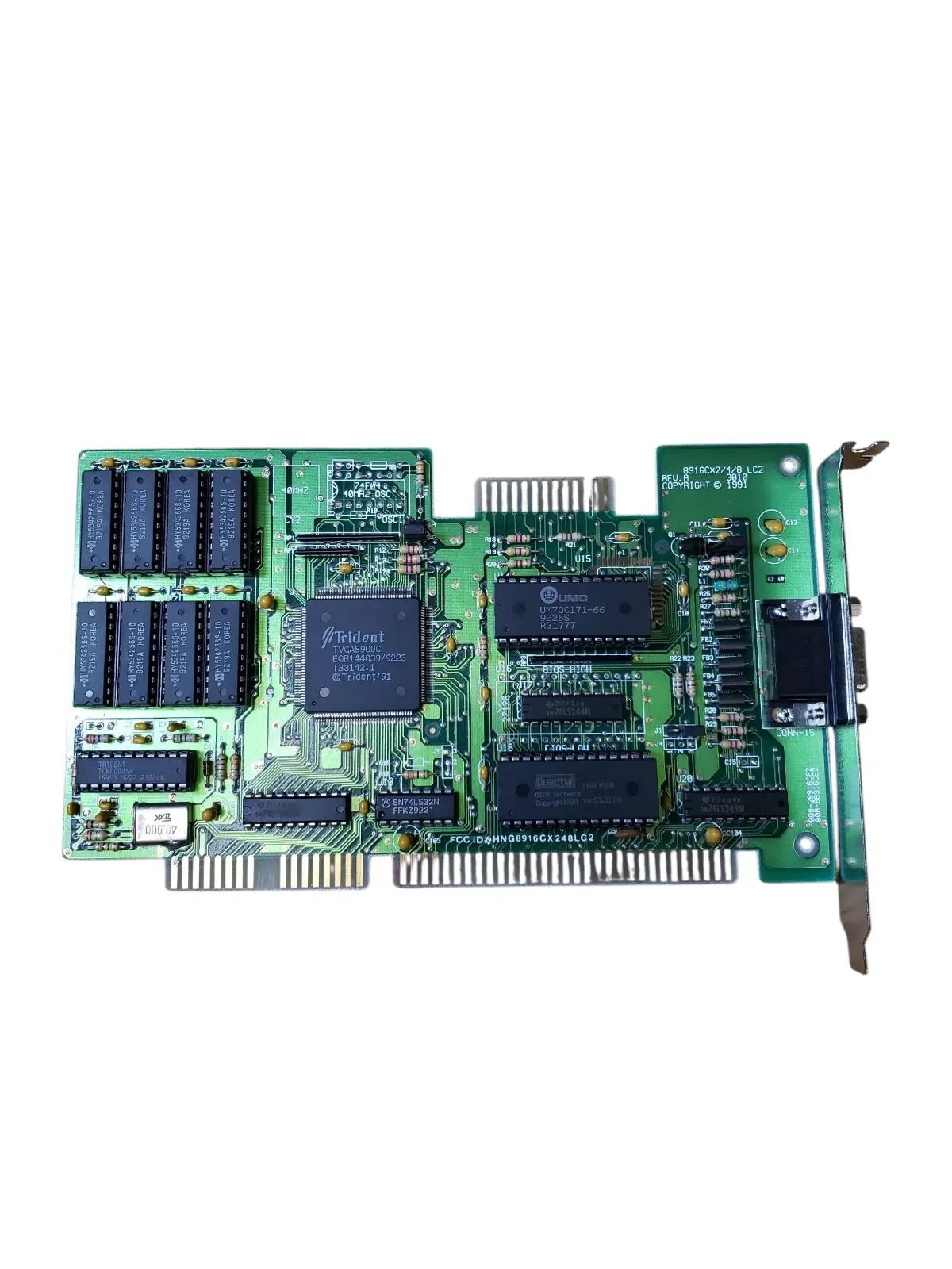 Trident 8916CX2/4/8 LC2 ISA Desktop Video Graphics Card VGA