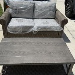 Patio Set With Umbrella 