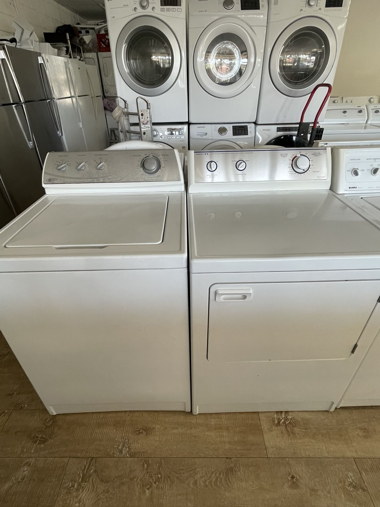 Maytag Heavy Duty Washer And Admiral Electric Dryer In Excellent Condition