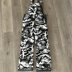 Kids Camo Snowboard/ Ski Bib