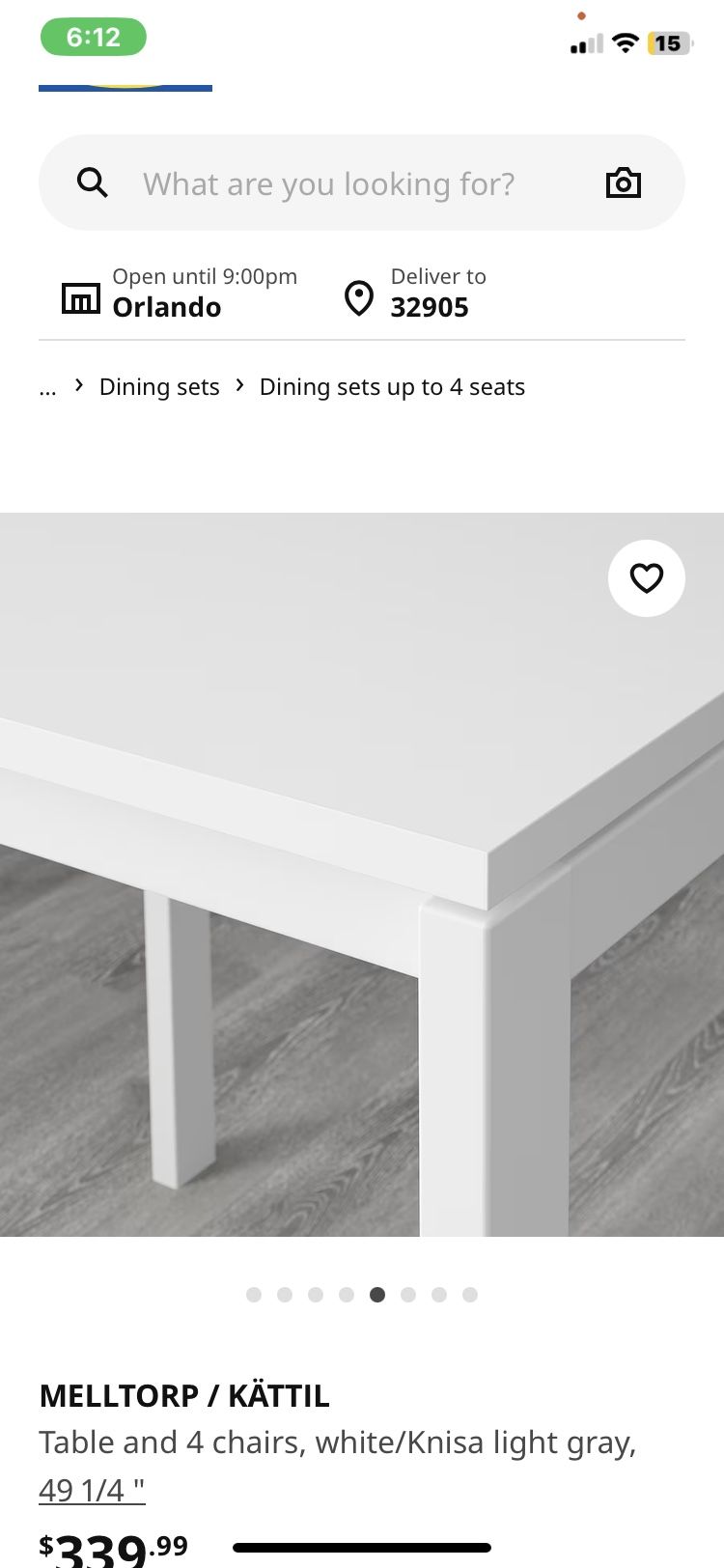 IKEA  White Dining🪑Set Of 4 Chairs. 