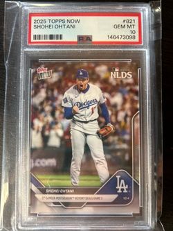 2025 Topps Now Shohei Ohtani #821 PSA 10