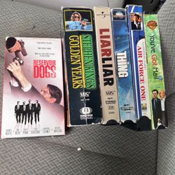 VHS Movies ! Great Titles Reservoir Dogs !!! Only $1 Each 