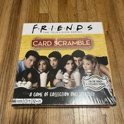 FRIENDS TV Show, Card Scramble Board Game, Fun Family Game! New - Factory Sealed