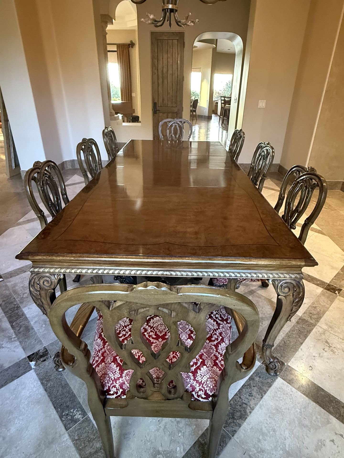 Karges Dining Room Set With 8 Chairs.   