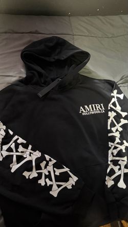 Amiri Hollywood Bones Hoodie Black