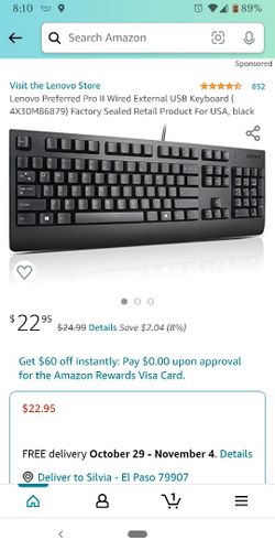 Lenovo Preferred Pro II USB Keyboard 