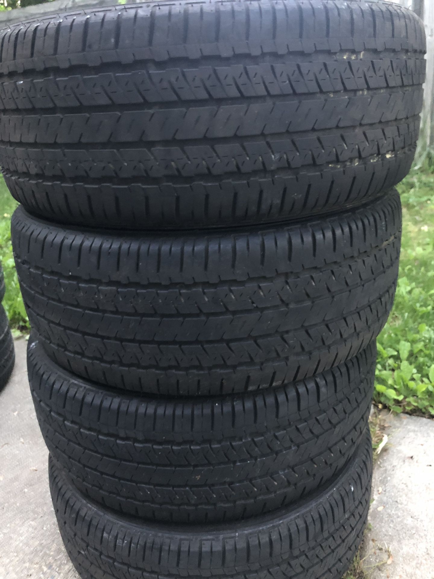 4 good use tires Firestone 215/45/17