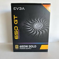EVGA 650 GT 650W 80+ Gold Power Supply - Used, Excellent Condition 