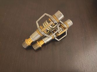 Crankbrothers Eggbeater 11 Titanium Clipless Pedals Gold/Silver 9/16 Pair, 180gr