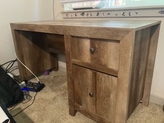 Wooden desk