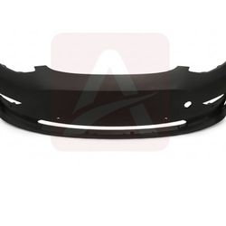 Front Bumper Cover with Parking Sensor Holes for Tesla Model 3 (2017–2023) — Primed 