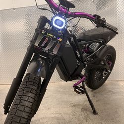 45 Mph Electric E-Bike, Full Suspension, 20x4.5 Jumbo Fat Tire, 1500/2500W Motor Peak, Twist Throttle