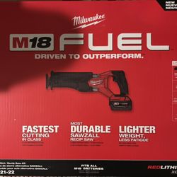 Milwaukee M18 Fuel Sawzall *NEW* Kit