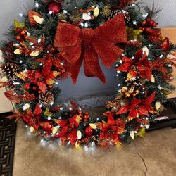 Outdoor Christmas Wreath 42”