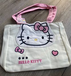 Hello Kitty Canvas Tote Bag