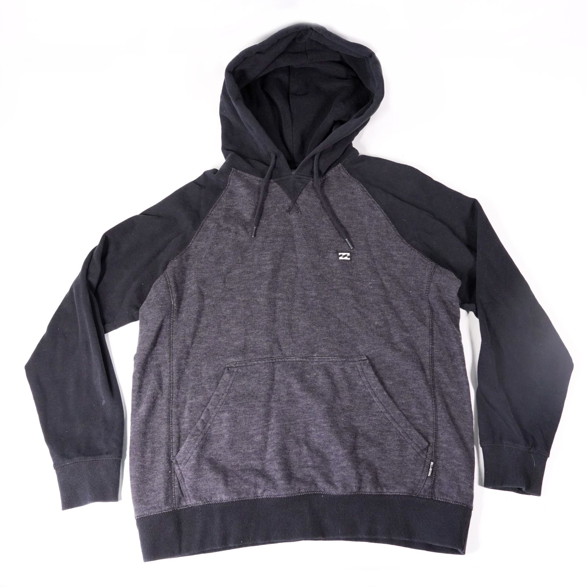 Billabong Pullover Hoodie Sweatshirt Sweater Jacket Coat Black Gray Medium