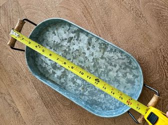 Galvanized Serving Tray or Decor Accent