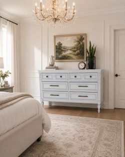 Beautiful blue and black vintage dresser