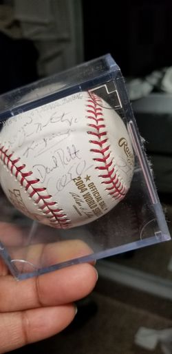 2004 Boston Red Sox World Series Champs Team Signed Baseball
