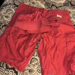 Polo, Ralph Lauren Bucket Hat /Cargo Pants Set Men Sides, 34