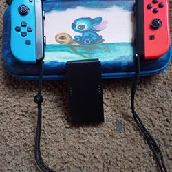 Nintendo Switch Joy Cons And Case