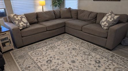 Grey Sectional Sofa (Large)