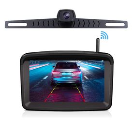 Wireless Backup Camera with 5" HD Monitor Stable Digital Signal for Trucks/traliers/RVs/Pickup/Camper/RVs/Van with Monitor Xroose Backup Camera