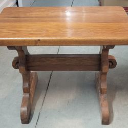 250 Yr Old Reclaimed Barn Wood Handmade 50 Yrs Ago Accent Table 