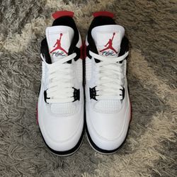 Air Jordan 4 Retro “Red Cement” Size 10,10.5 And 11