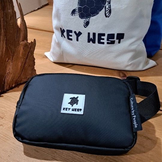 Key West Turtle Belt Bag / Fanny Pack – Water-Repellent, Adjustable Strap