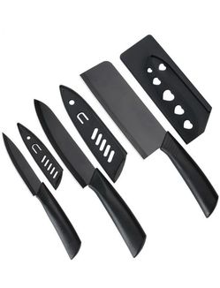 3pcs kitchen  knife set with cover, new