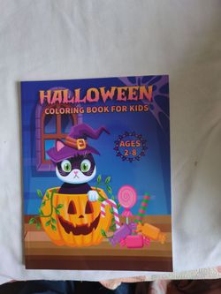 Ages 2-8 Halloween Coloring book