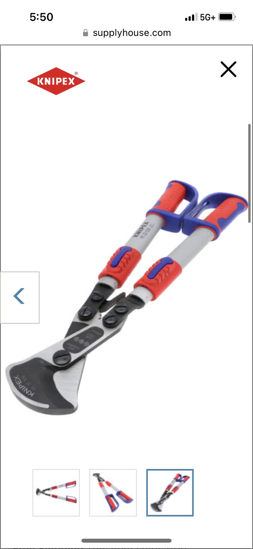 Cable Cutter (ratchet Action) With Telescopic Handles