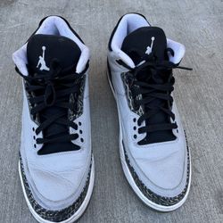 Air Jordan 3 Retro Wolf Grey / metallic silver 