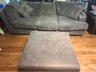 Couch and ottoman