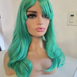 Green Wig 22in syn
