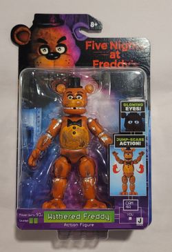 Jazwares FNAF Withered Freddy 5-in Action Figure IN HAND