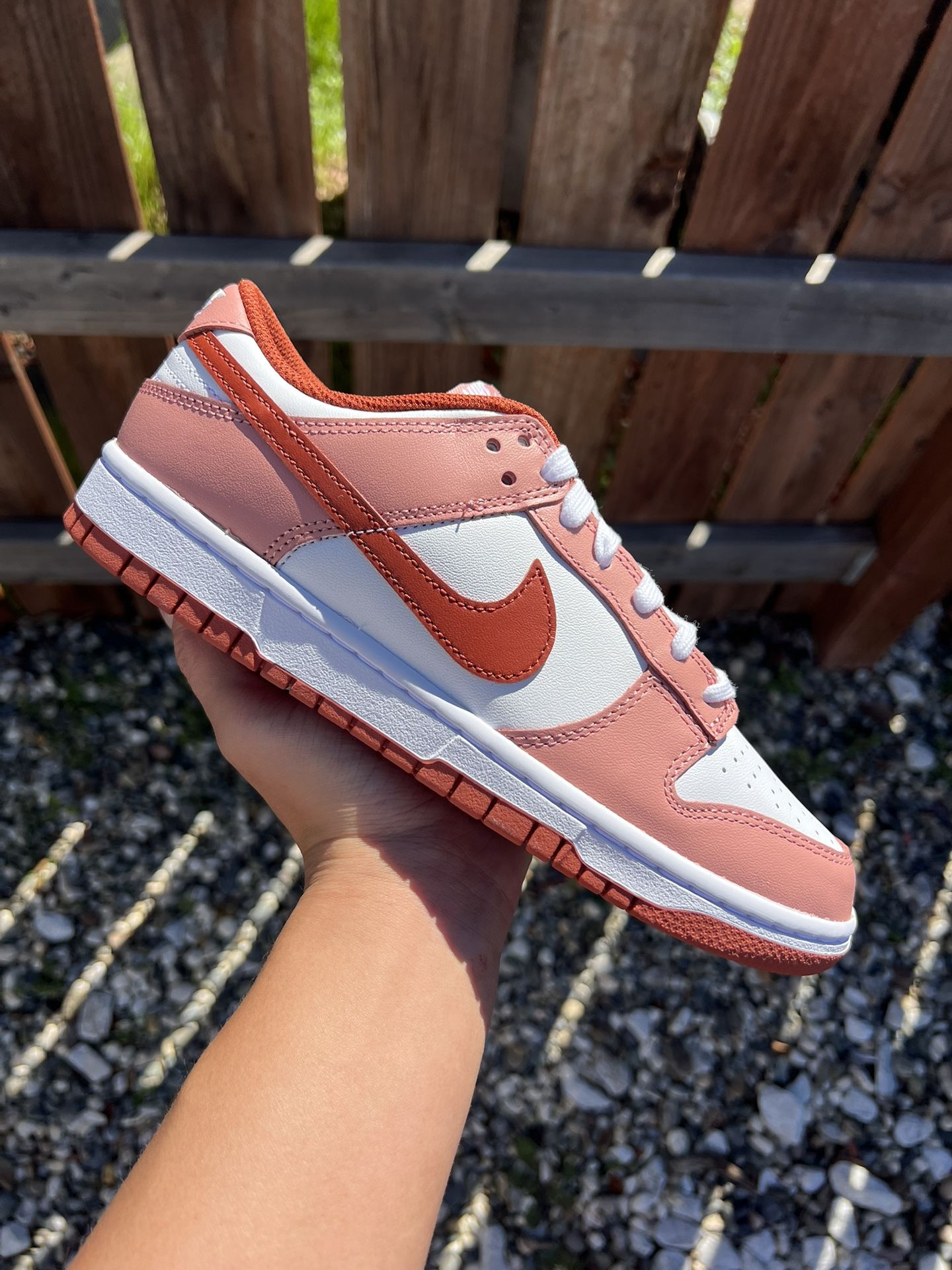 Nike Dunk Low Red Stardust (Size 4, 5, 5.5, 6, 7, 7.5, 8)