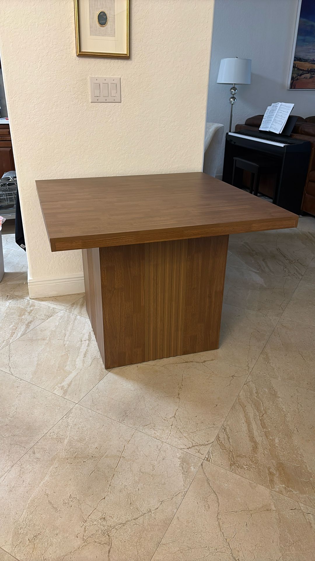 Dining Table 39.5” X 39.5 Inches New