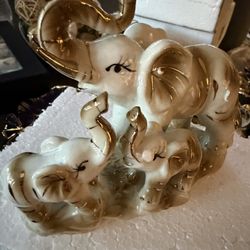Porcelain Elephant Statue