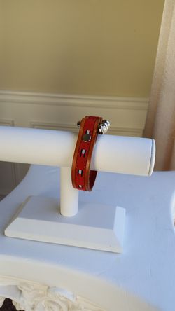 Omega Leather Bracelet