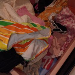 Bucket Of Girl Clothes 